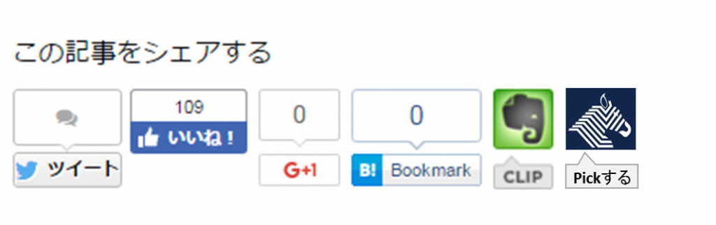 Newspicks pickするウィジェット